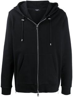 Balmain худи на молнии с логотипом