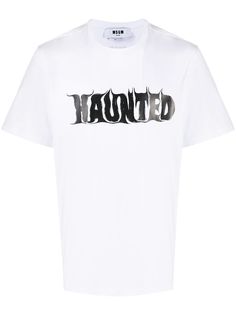 MSGM футболка Haunted с круглым вырезом