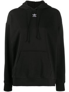 adidas худи с кулиской и вышитым логотипом