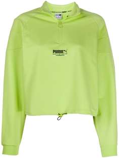 Puma толстовка с высоким воротником и кулиской