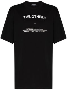 Raf Simons футболка с принтом