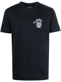 Emporio Armani футболка из джерси с принтом