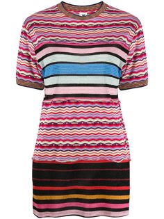 M Missoni трикотажный топ в полоску