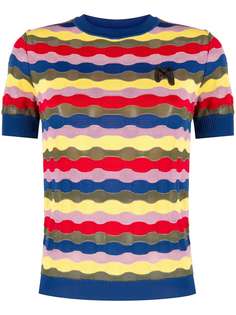 M Missoni трикотажный топ в полоску