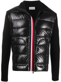 Moncler трикотажный пуховик