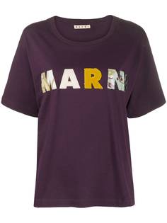 Marni футболка с логотипом