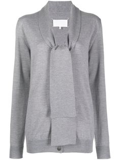 Maison Margiela кардиган с шарфом