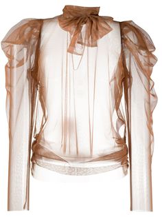 Dorothee Schumacher блузка Dramatic Transperency из тюля