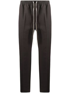 Rick Owens прямые брюки с кулиской