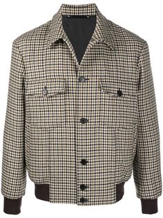 Paul Smith бомбер в ломаную клетку
