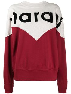 Isabel Marant Étoile толстовка в стиле колор-блок с принтом