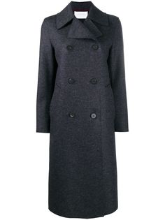 Harris Wharf London фетровое двубортное пальто