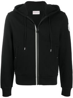 Moncler худи с нашивкой-логотипом