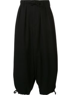 Yohji Yamamoto укороченные широкие брюки