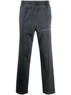 Palm Angels GARMENT DYED TRACK PANTS BLACK BLACK