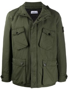 Stone Island куртка David-TC с потайным капюшоном