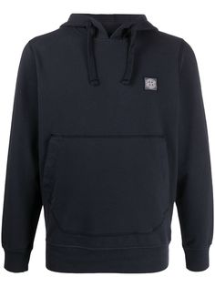 Stone Island худи с нашивкой-логотипом