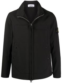 Stone Island легкая куртка с высоким воротником