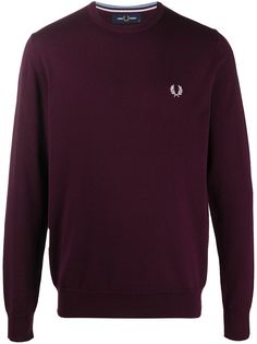 Fred Perry толстовка с вышитым логотипом