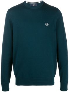 Fred Perry толстовка с вышитым логотипом