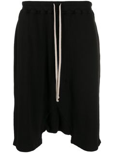 Rick Owens DRKSHDW шорты оверсайз с кулиской