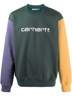 Carhartt WIP толстовка в стиле колор-блок с логотипом