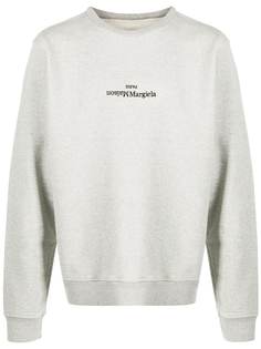 Maison Margiela толстовка с вышитым логотипом