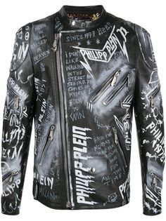 Philipp Plein байкерская куртка Rock PP