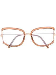 Tom Ford Eyewear очки в квадратной оправе с вырезами