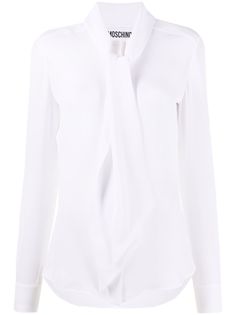 Moschino блузка с бантом