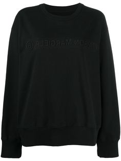 MM6 Maison Margiela толстовка с тисненым логотипом