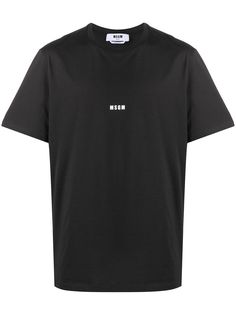 MSGM футболка с логотипом