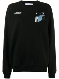 Off-White толстовка Slightly Off с принтом