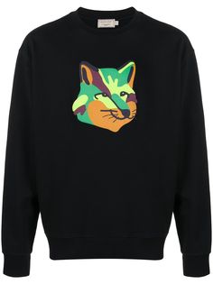 Maison Kitsuné толстовка с логотипом Fox