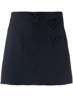 Valentino юбка мини с завышенной талией