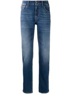 7 For All Mankind прямые джинсы средней посадки