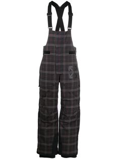 Off-White лыжные брюки в клетку