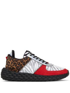 Giuseppe Zanotti кроссовки с анималистичным узором