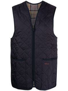 Barbour двусторонний стеганый жилет