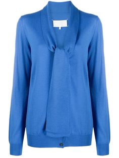 Maison Margiela кардиган с шарфом