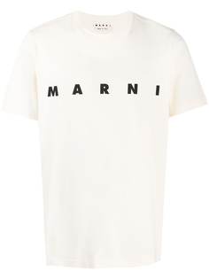 Marni футболка с логотипом