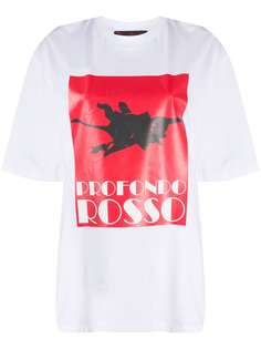 MSGM футболка Profondo Rosso