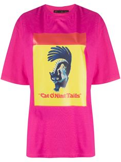 MSGM футболка с графичным принтом