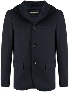 Emporio Armani пиджак с капюшоном