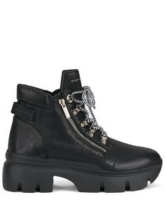 Giuseppe Zanotti массивные ботинки на шнуровке