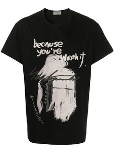 Yohji Yamamoto футболка Worth It