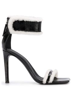 Giuseppe Zanotti босоножки Vanilla Winter с фактурной отделкой