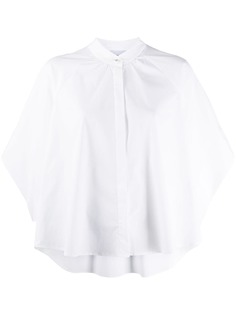 Dondup рубашка с воротником-стойкой и объемными рукавами