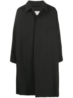 Jil Sander однобортное пальто оверсайз
