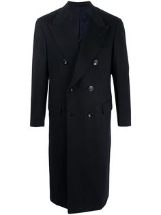 Kiton двубортное кашемировое пальто
